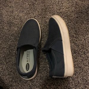 Dr. Scholl’s Navy Platform Slip Ons